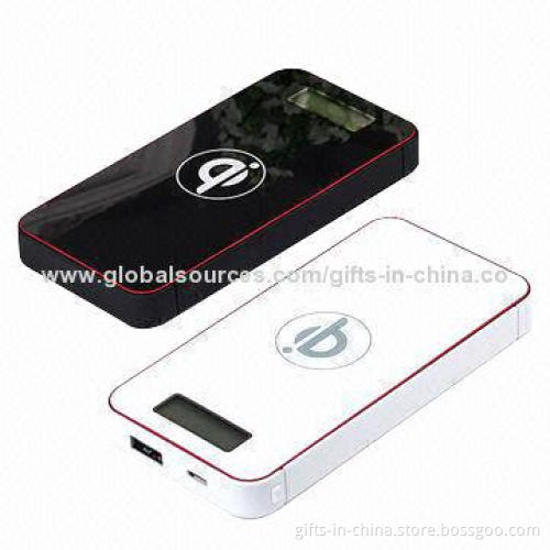 Wireless Chargers for Mobile Phones with 4,000mAh Capacity, LCD Display Indicator